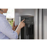 GSS23GMPES - REFRIGERATORS - GE - Side by Side - Slate Grey - Open Box - BonPrix Électroménagers