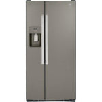 GSS23GMPES - REFRIGERATORS - GE - Side by Side - Slate Grey - Open Box - BonPrix Électroménagers