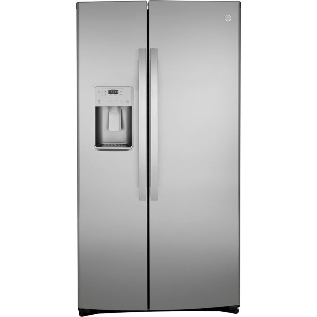 GSS25IYNFS - REFRIGERATORS - GE - Side by Side - Stainless Steel - Open Box - BonPrix Électroménagers