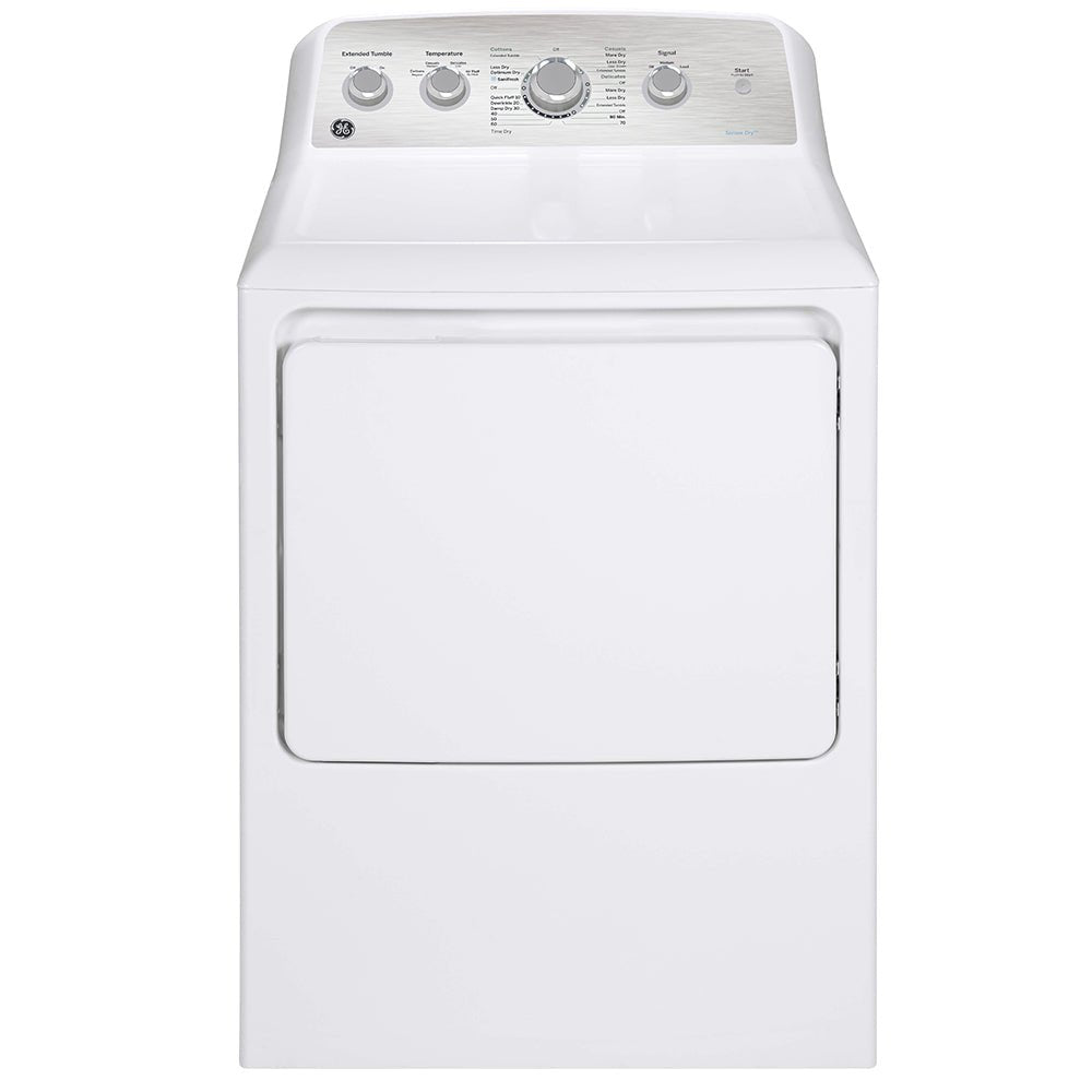 GTD45EBMRWS - DRYERS - GE - Electric - White - Open Box - BonPrix Électroménagers