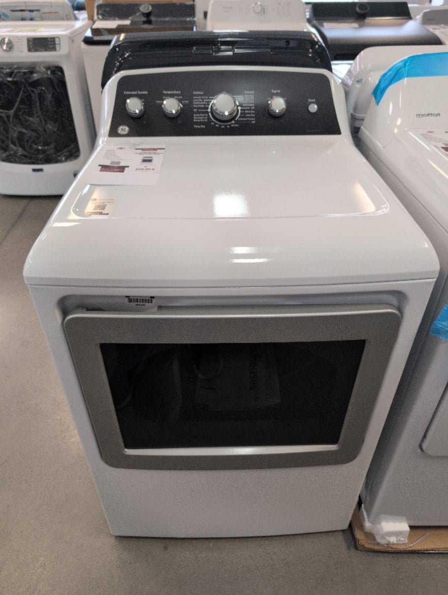 GTD49EBMRWS - DRYERS - GE - Electric - White - Open Box - BonPrix Électroménagers