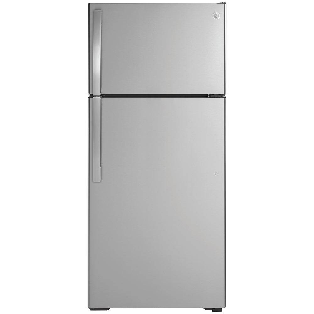 GTE17GSNRSS - REFRIGERATORS - GE - Top Freezer - Stainless Steel - Open Box - BonPrix Électroménagers