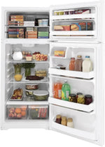 GTE18DTNRWW - REFRIGERATORS - GE - Top Freezer - White - Open Box - BonPrix Électroménagers