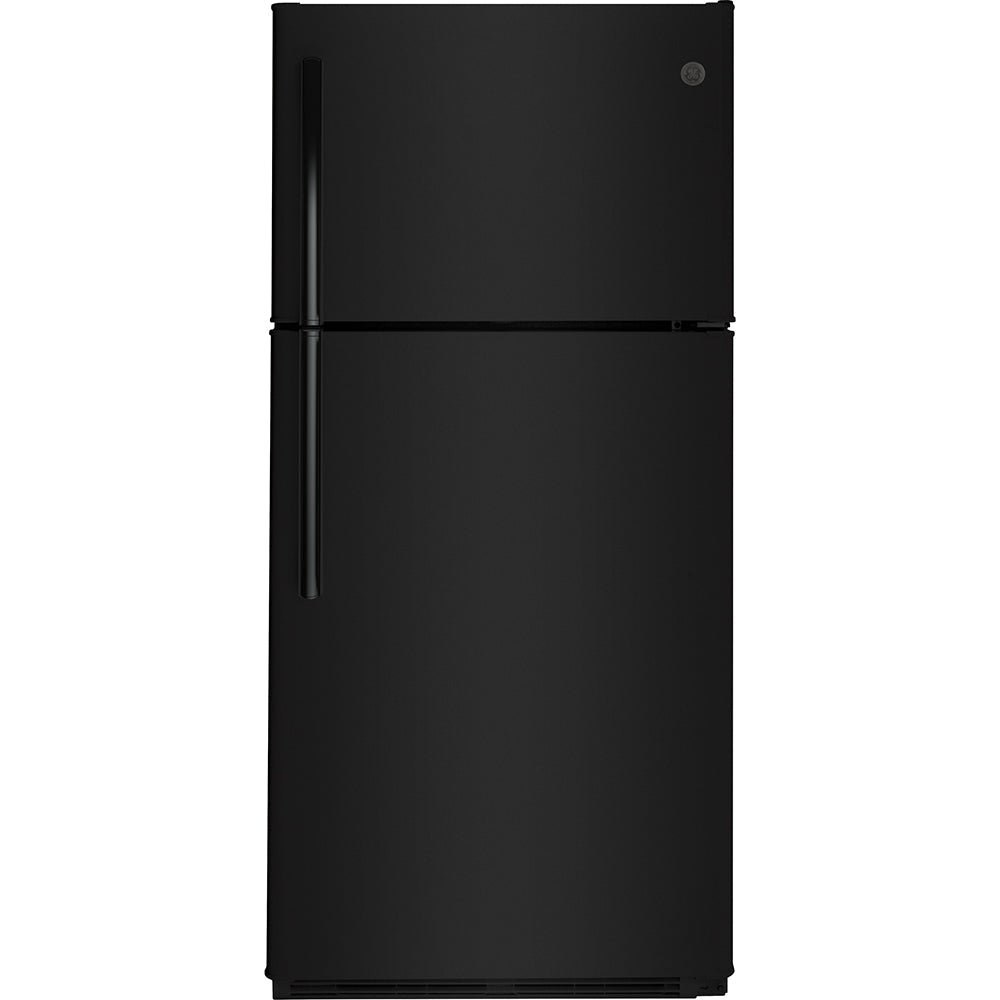 GTE18FTLKBB - REFRIGERATORS - GE - Top Freezer - Black - Open Box - BonPrix Électroménagers