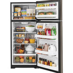 GTE18GMNRES - REFRIGERATORS - GE - Top Freezer - Slate Grey - Open Box - BonPrix Électroménagers