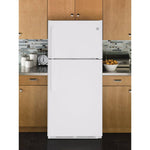 GTS18FTLKWW - REFRIGERATORS - GE - Top Freezer - White - Open Box - BonPrix Électroménagers
