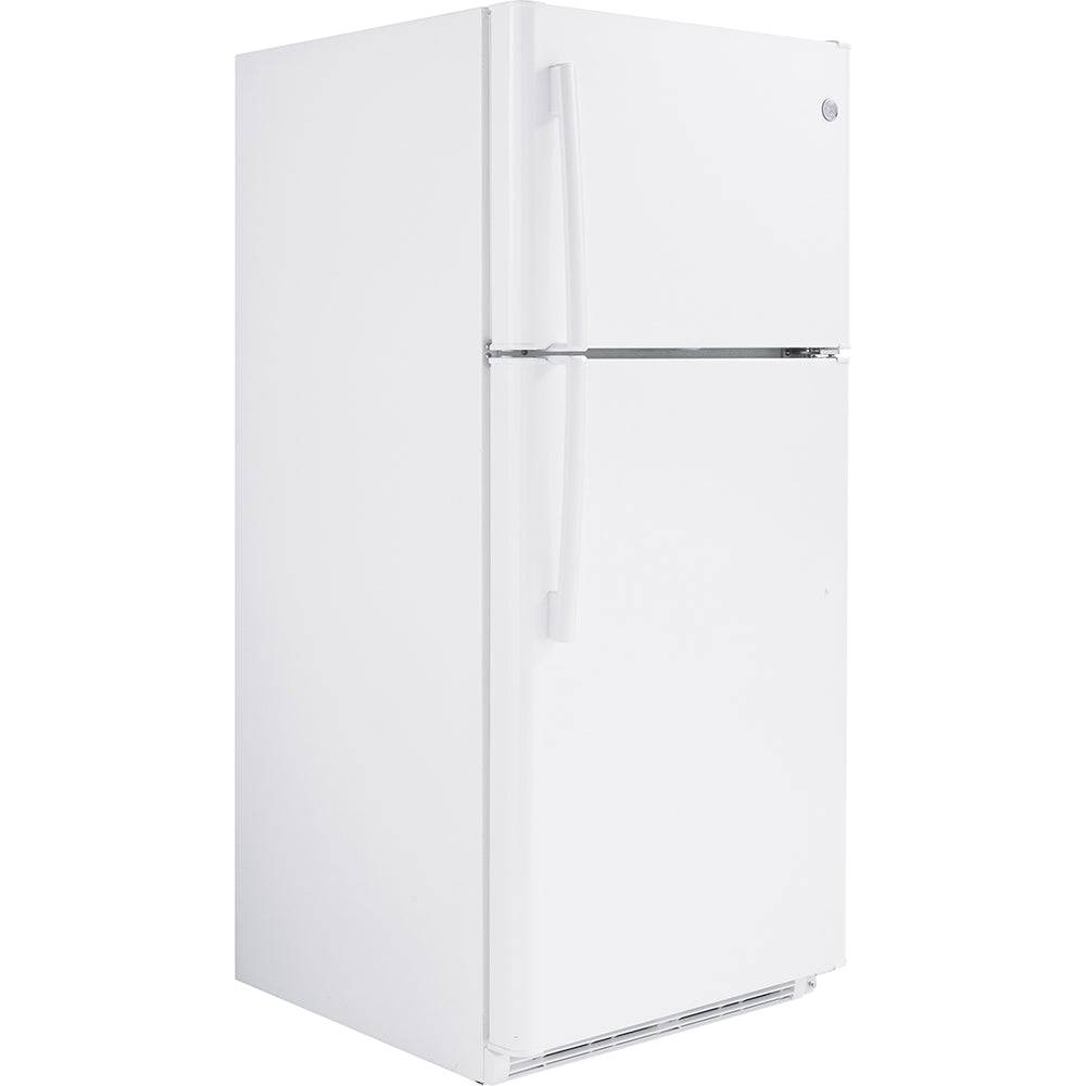 GTS18FTLKWW - REFRIGERATORS - GE - Top Freezer - White - Open Box - BonPrix Électroménagers