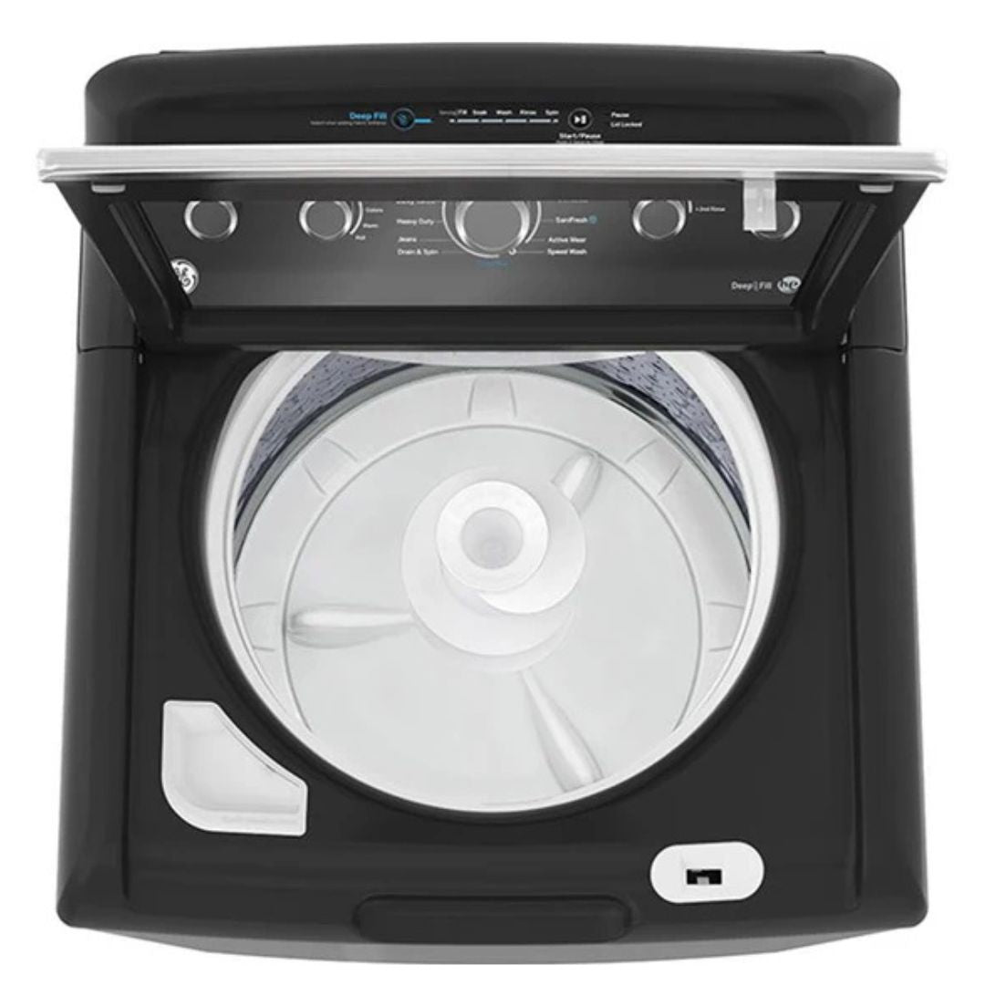 GTW491BMRDG - WASHERS - GE - Top Loading - Diamond Grey - Open Box - BonPrix Électroménagers