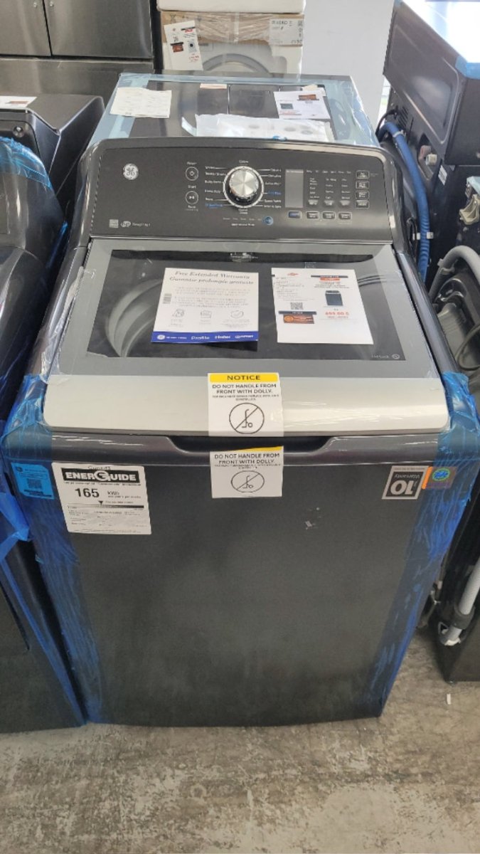 GTW681BMRDG - WASHERS - GE - Top Loading - Diamond Grey - Open Box - BonPrix Électroménagers