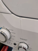 GUD27EEMNWW - LAUNDRY CENTERS - GE - Stacked Washer/Dryer - Electric - White - Open Box - BonPrix Électroménagers