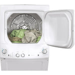 GUD27ESMMWW - LAUNDRY CENTERS - GE - Stacked Washer/Dryer - Electric - White - Open Box - BonPrix Électroménagers