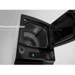 GUD57EEMTDG - LAUNDRY CENTERS - GE - Stacked Washer/Dryer - Gas - Black Stainless Steel - Open Box - BonPrix Électroménagers