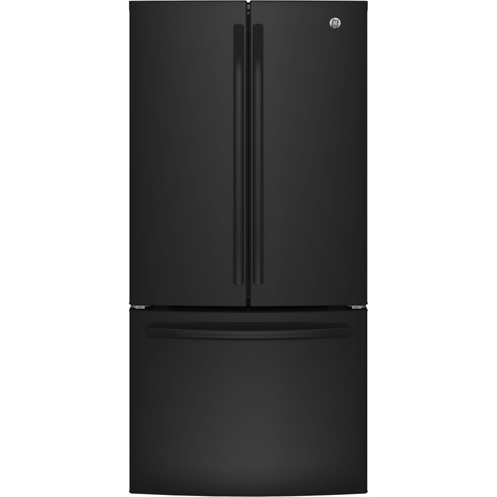 GWE19JGLBB - REFRIGERATORS - GE - French 3 - Door - Black - Open Box - BonPrix Électroménagers