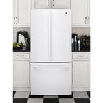 GWE19JGLWW - REFRIGERATORS - GE - French 3 - Door - White - Open Box - BonPrix Électroménagers