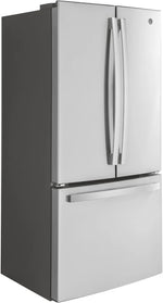GWE19JYLFS - REFRIGERATORS - GE - French 3 - Door - Stainless Steel - Open Box - BonPrix Électroménagers