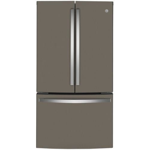 GWE23GMNES - REFRIGERATORS - GE - French 3 - Door - Slate Grey - Open Box - BonPrix Électroménagers