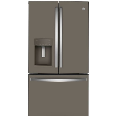 GYE22GMNES - REFRIGERATORS - GE - French 3 - Door - Slate Grey - Open Box - BonPrix Électroménagers