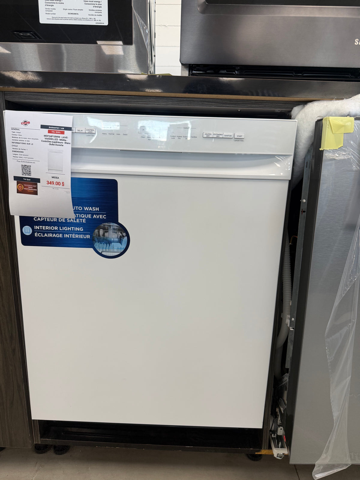 MDF24P1BWW - DISHWASHERS - Midea - Front Controls - White - Open Box