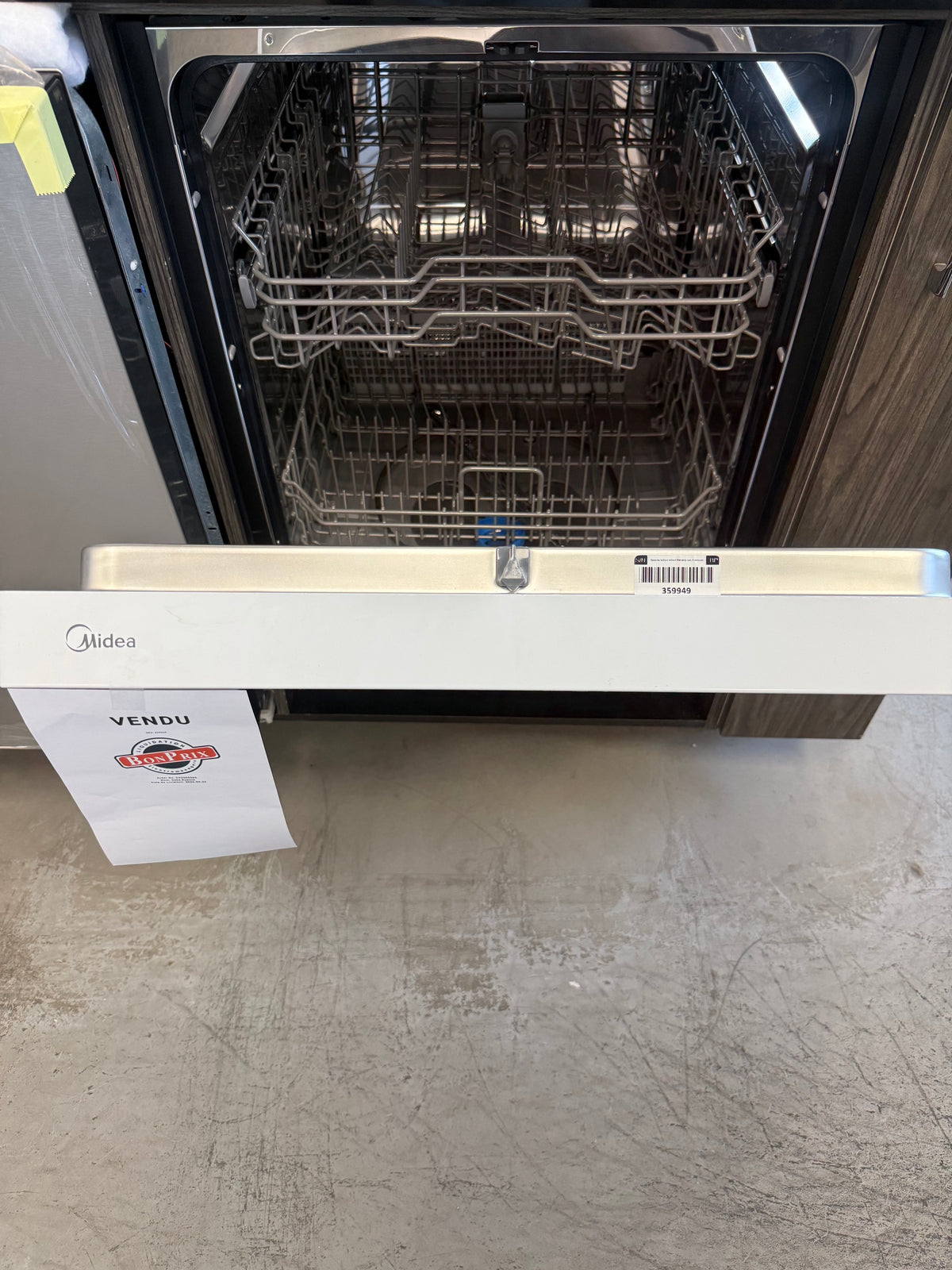 MDF24P1BST - DISHWASHERS - Midea - Front Controls - Stainless Steel - Open Box - BonPrix Électroménagers