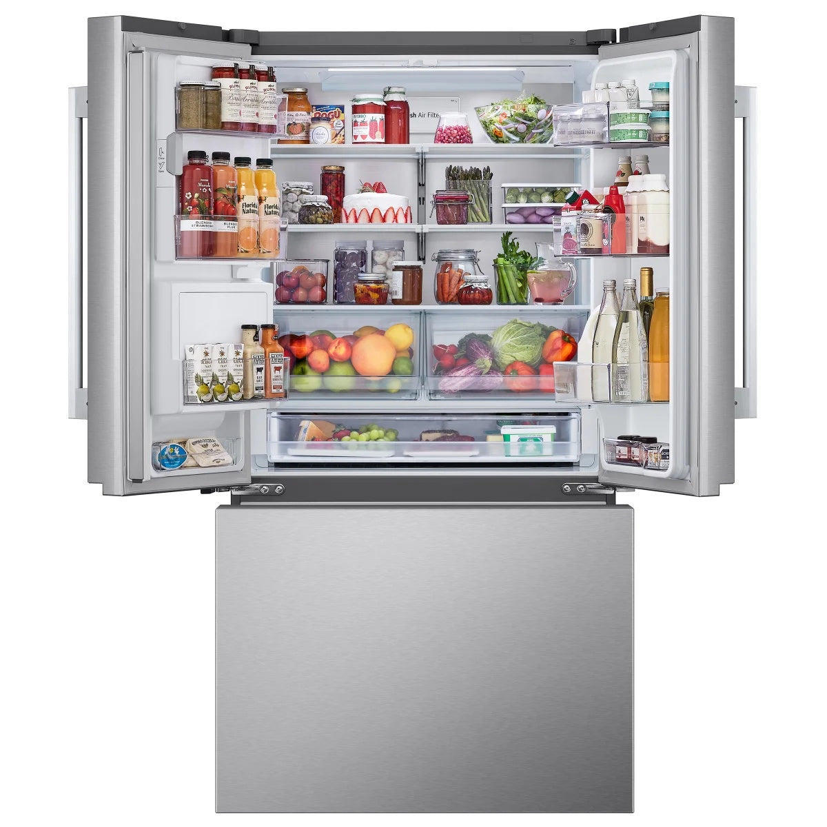 LF31WSH63S - RÉFRIGÉRATEURS - LG - Porte française à 3 portes - Acier inoxydable - Boîte Ouverte