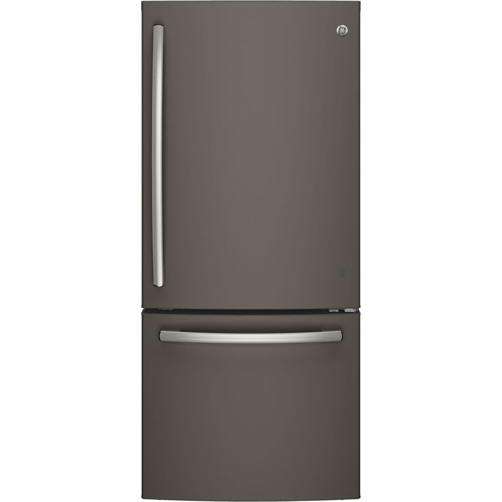 GDE21DMKES - REFRIGERATORS - GE - Bottom Freezer - Slate Grey - Open Box - REFRIGERATORS - BonPrix Électroménagers