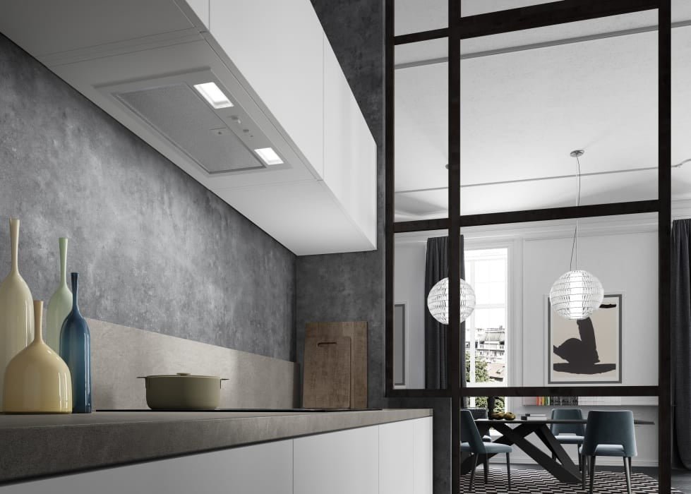 INSM21GR240 - VENTILATION - Faber - Stainless Steel - Open Box - BonPrix Électroménagers