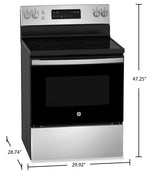 JCB630SVSS - RANGES - GE - Electric - Stainless Steel - Open Box - BonPrix Électroménagers