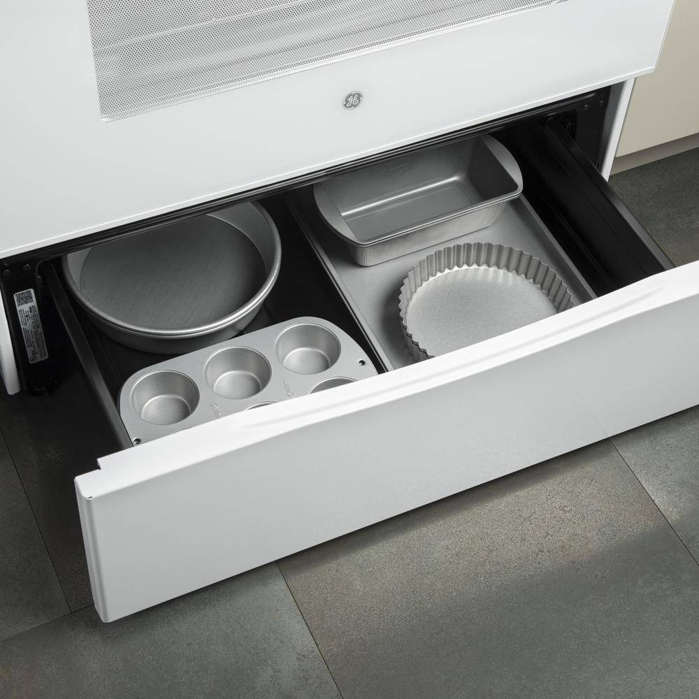JCBS630DKWW - RANGES - GE - Electric - White - Open Box - BonPrix Électroménagers