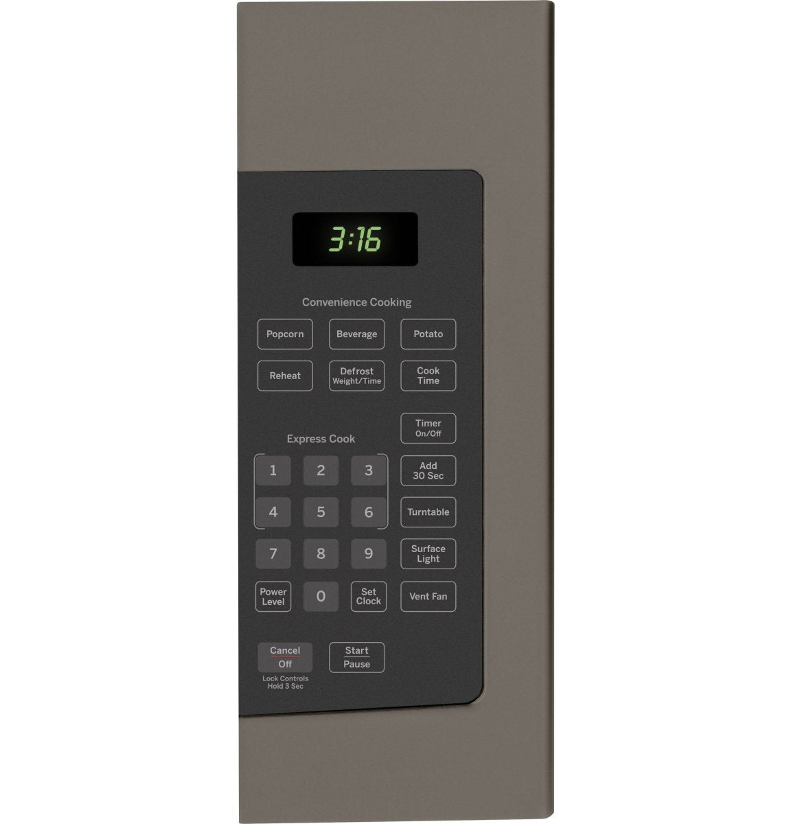 JVM1635SLJC - MICROWAVES OVENS - GE - Over - The - Range - Slate Grey - Open Box - BonPrix Électroménagers