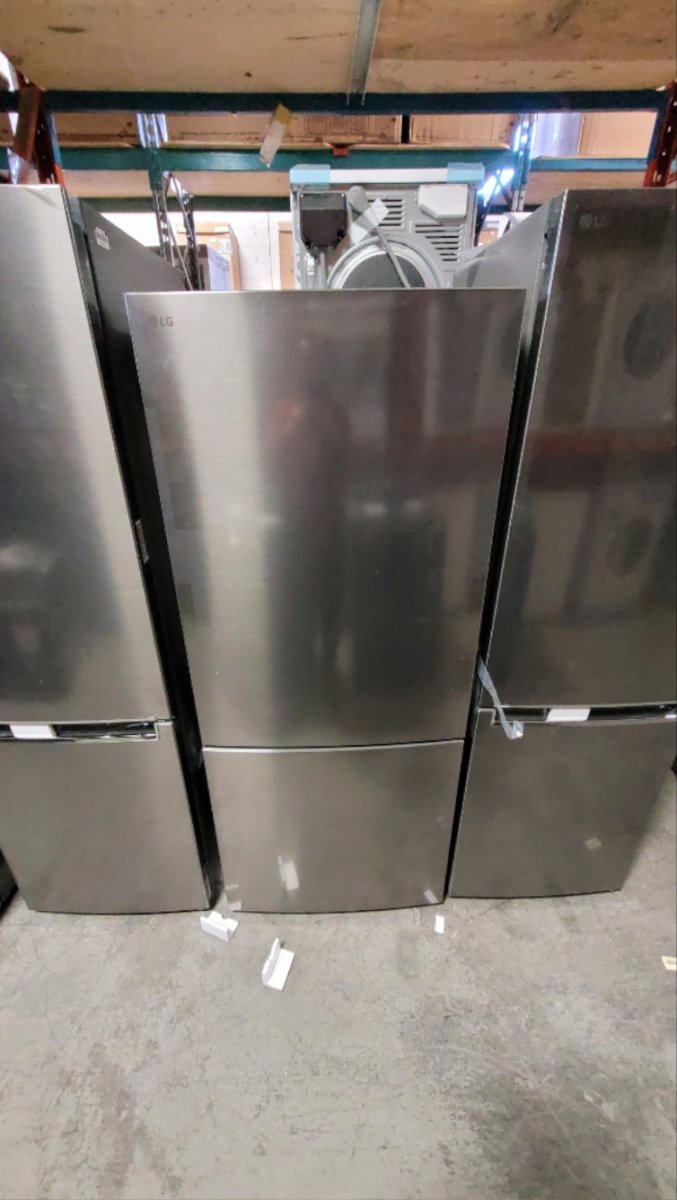 LBNC15251V - REFRIGERATORS - LG - Bottom Freezer - Platinum - Open Box - BonPrix Électroménagers