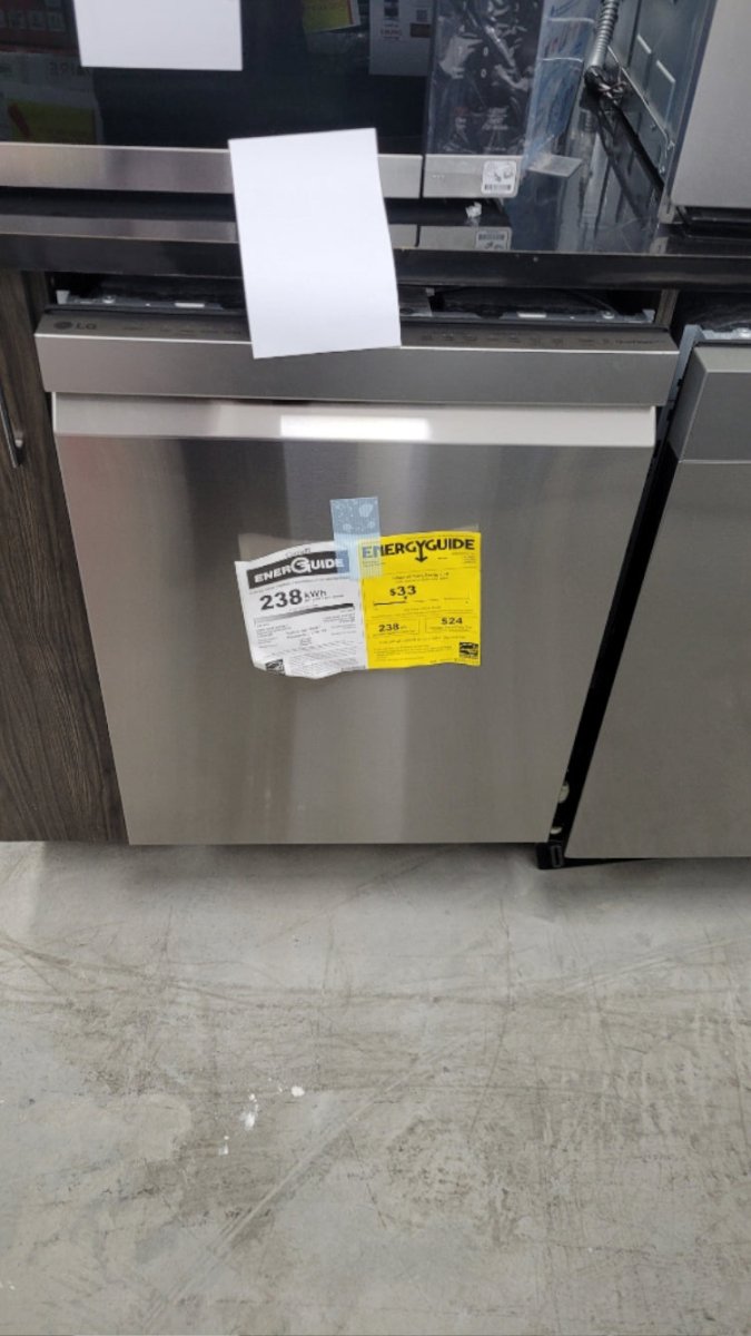LDP6810SS - DISHWASHERS - LG - Top Controls - Stainless Steel - Open Box - BonPrix Électroménagers