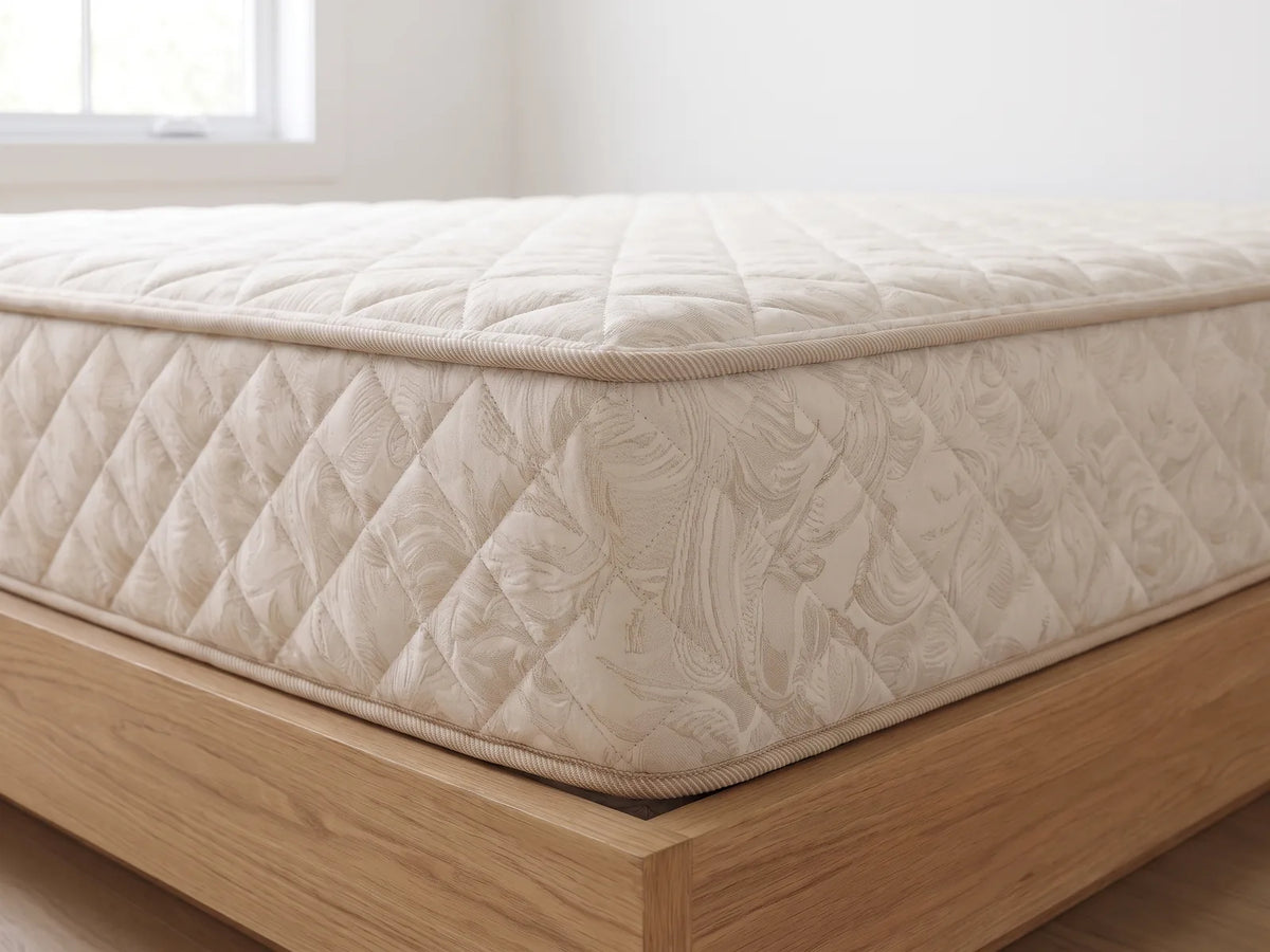 Détail du tissu du matelas Bon Sommeil Levis