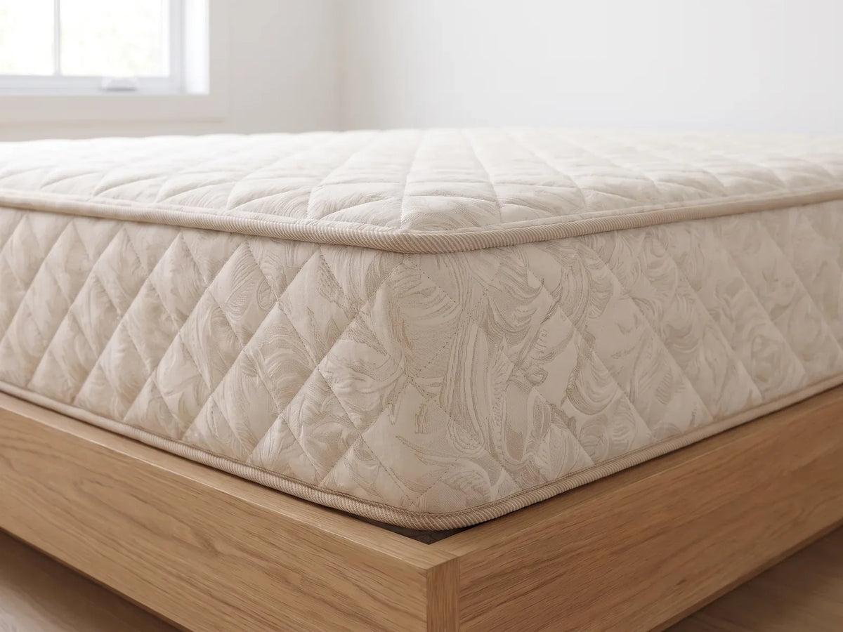 Détail du tissu du matelas Bon Sommeil Levis