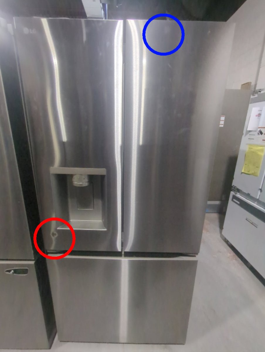 LF20C6330S - REFRIGERATORS - LG - French 3-Door - Stainless Steel - Open Box - BonPrix Électroménagers
