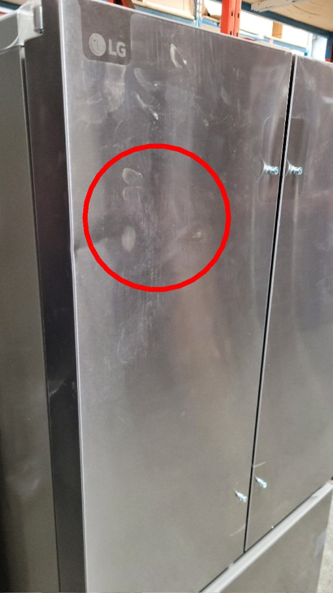 LF21G6201S - REFRIGERATORS - LG - French 3 - Door - Stainless Steel - Open Box - BonPrix Électroménagers