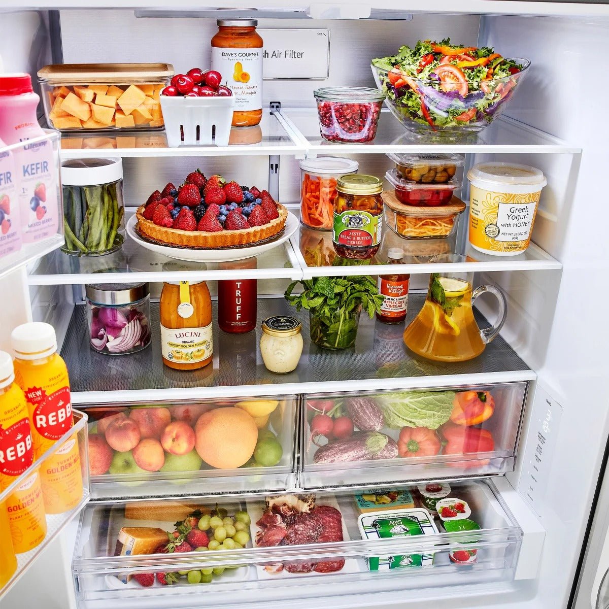 LF32S6000S - REFRIGERATORS - LG - French 3 - Door - Stainless Steel - Open Box - BonPrix Électroménagers