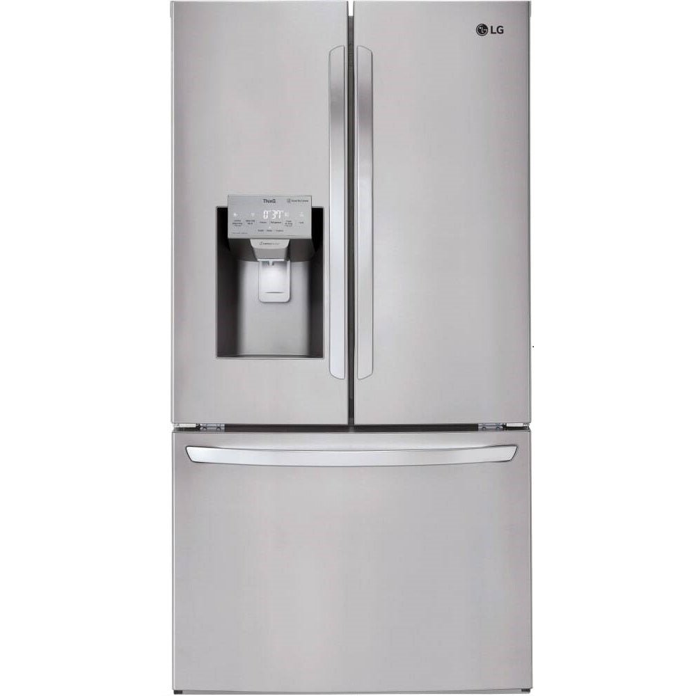 LFXS26973S - REFRIGERATORS - LG - French 3 - Door - Stainless Steel - Open Box - BonPrix Électroménagers