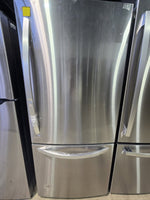LRDNS2200S - REFRIGERATORS - LG - Bottom Freezer - Stainless Steel - Open Box - BonPrix Électroménagers