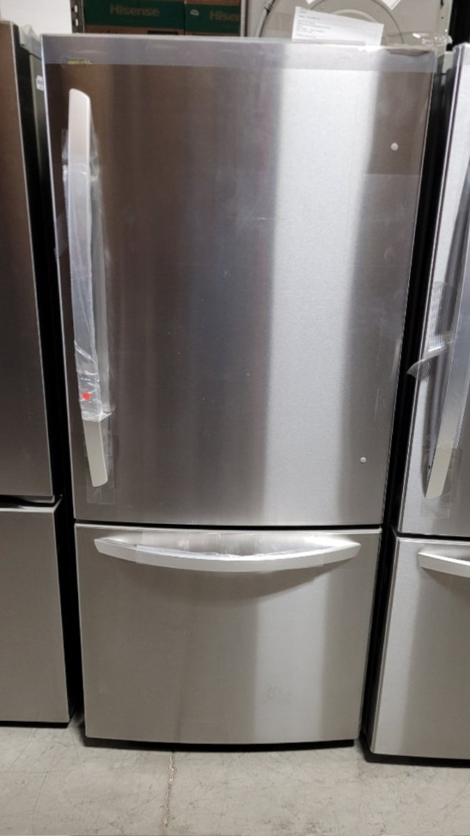 LRDNS2200S - REFRIGERATORS - LG - Bottom Freezer - Stainless Steel - Open Box - BonPrix Électroménagers
