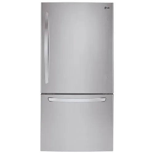 LRDNS2200S - REFRIGERATORS - LG - Bottom Freezer - Stainless Steel - Open Box - BonPrix Électroménagers