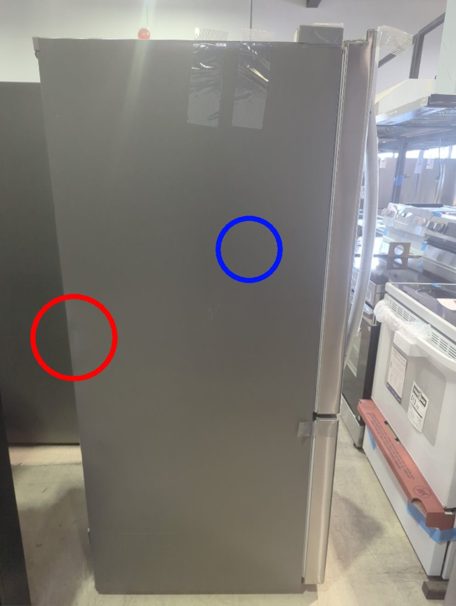 LRDNS2200S - REFRIGERATORS - LG - Bottom Freezer - Stainless Steel - Open Box - BonPrix Électroménagers