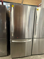 LRDNS2200S - REFRIGERATORS - LG - Bottom Freezer - Stainless Steel - Open Box - BonPrix Électroménagers