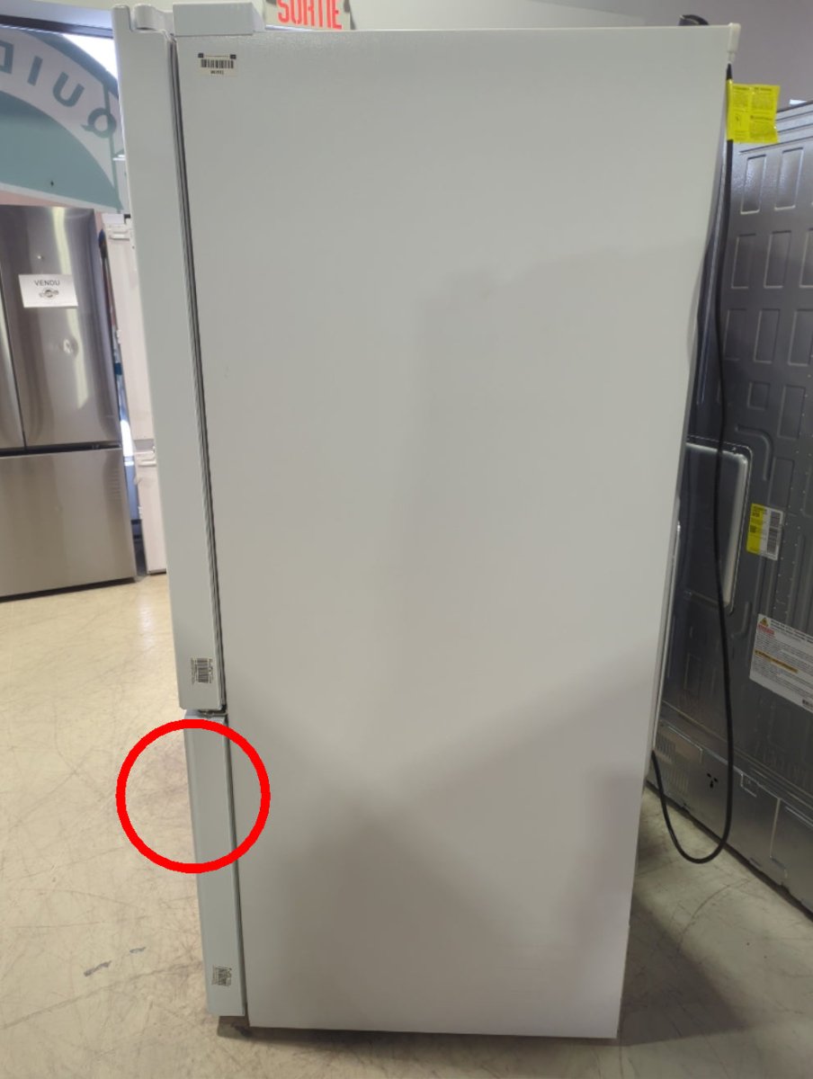 LRDNS2200W - REFRIGERATORS - LG - Bottom Freezer - White - Open Box - BonPrix Électroménagers