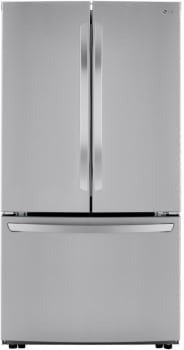 LRFCS29D6S - REFRIGERATORS - LG - French 3 - Door - Stainless Steel - Open Box - BonPrix Électroménagers