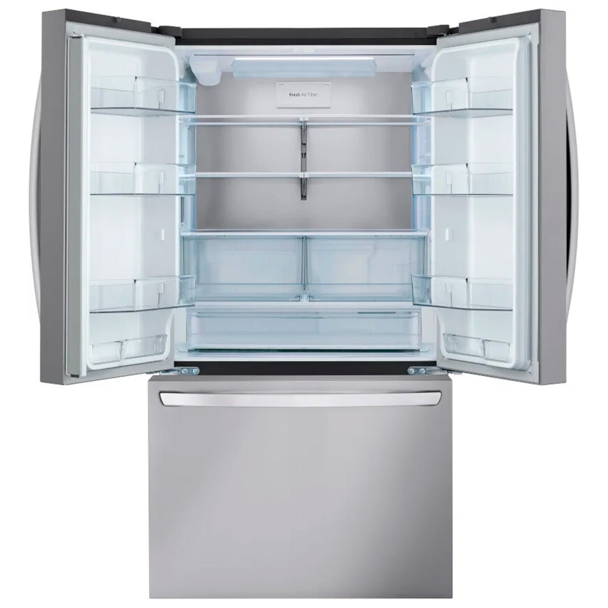 LRFLC2706S - REFRIGERATORS - LG - French 3 - Door - Stainless Steel - Open Box - BonPrix Électroménagers