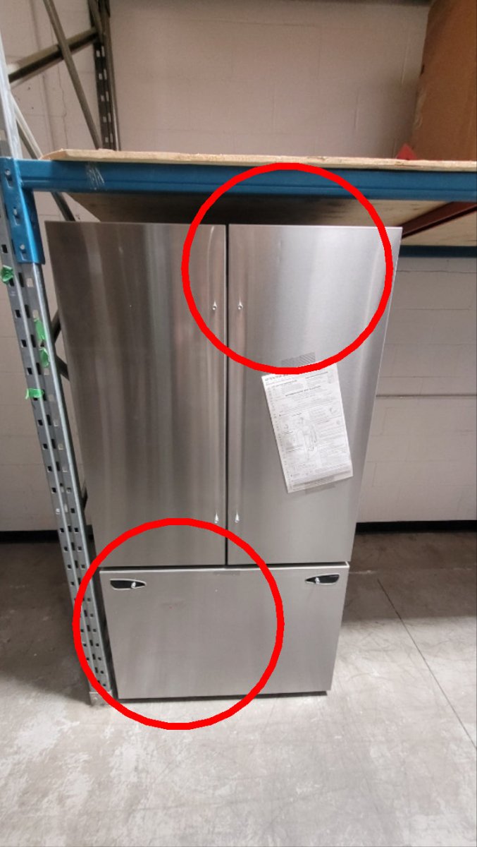 LRFLS3206S - REFRIGERATORS - LG - French 3 - Door - Stainless Steel - Open Box - BonPrix Électroménagers
