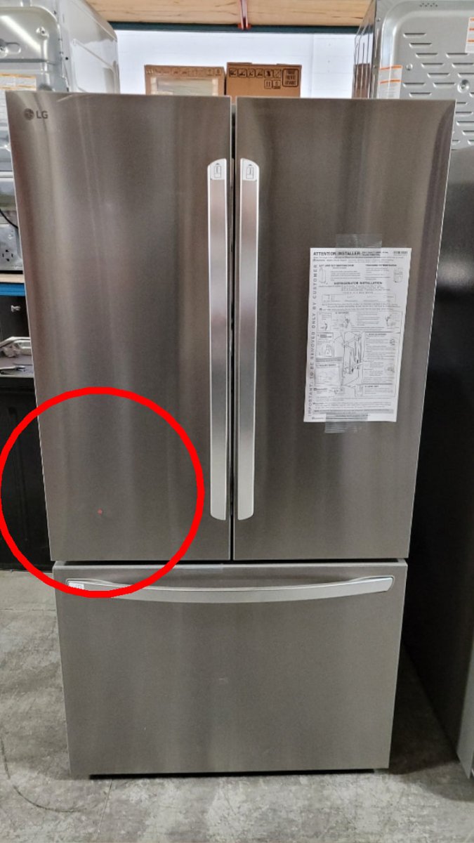 LRFLS3206S - REFRIGERATORS - LG - French 3 - Door - Stainless Steel - Open Box - BonPrix Électroménagers