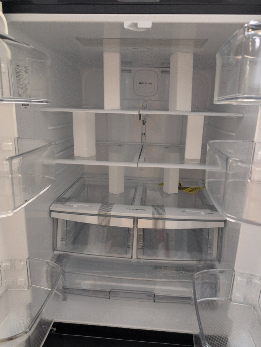 LRFNS2200D - REFRIGERATORS - LG - French 3-Door - Black Stainless - Open Box - BonPrix Électroménagers