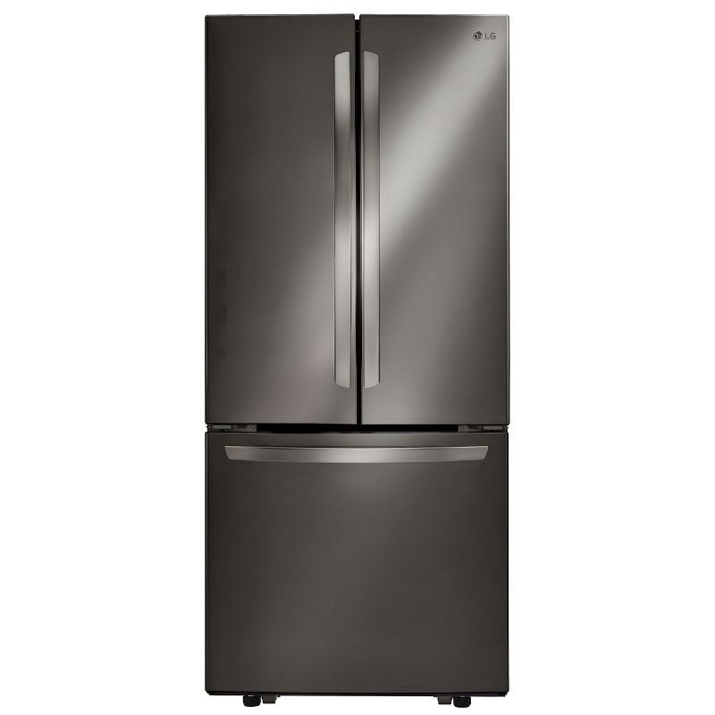 LRFNS2200D - REFRIGERATORS - LG - French 3-Door - Black Stainless - Open Box - BonPrix Électroménagers