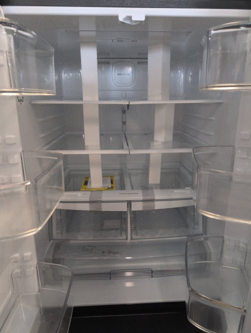 LRFNS2200D - REFRIGERATORS - LG - French 3-Door - Black Stainless - Open Box - BonPrix Électroménagers